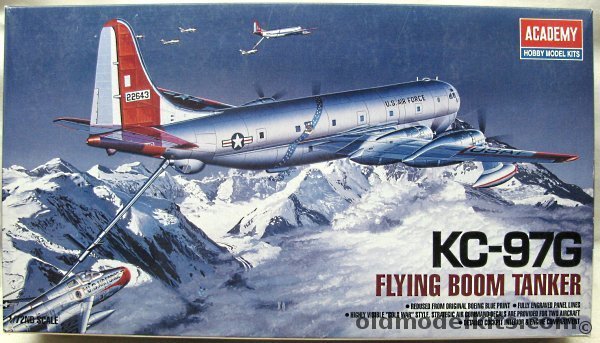 Academy 1/72 KC-97G Flying Boom Tanker - 509th Air Refueling Sq SAC RAF Greenham Common May 1956 / SAC 1954, 1605 plastic model kit